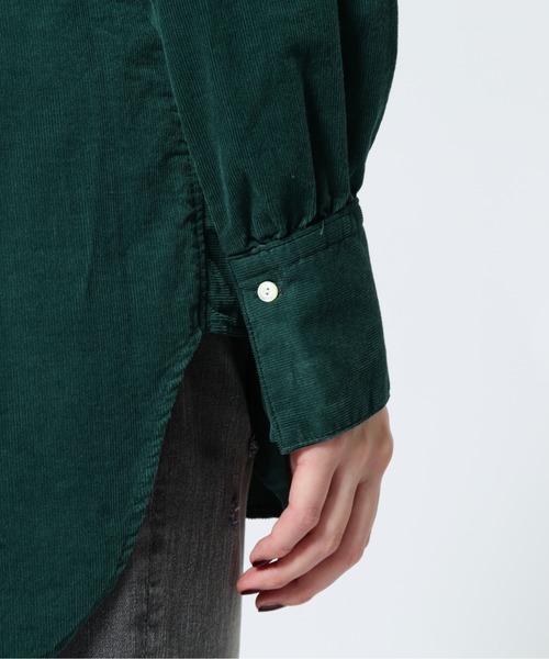 URVIN（アービン）の「URVIN/アービン　CORDUROY ANTIQUE LIKE SHIRT（シャツ/ブラウス・レディース・グリーン/グレー系その他3・F）」の9枚目の写真