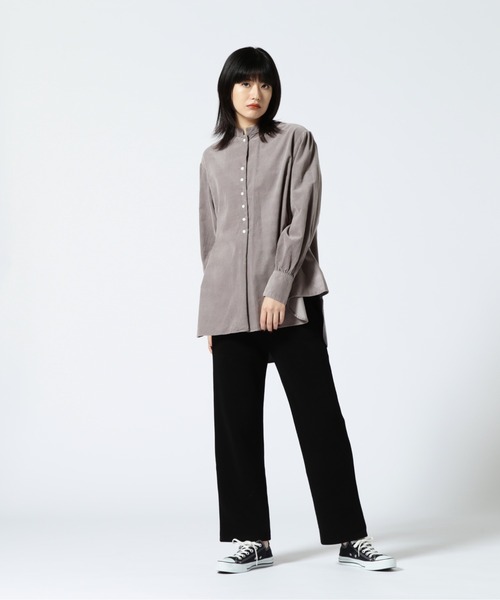 URVIN（アービン）の「URVIN/アービン　CORDUROY ANTIQUE LIKE SHIRT（シャツ/ブラウス・レディース・グリーン/グレー系その他3・F）」の12枚目の写真