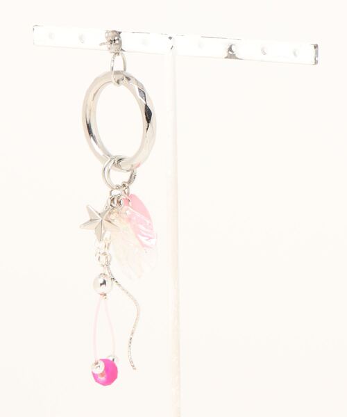tone(トーン)の「【KKSHOP】3wayピアス(MA)(ピアス(両耳用)・レディース・レッド/ピンク/パープル・FREE)」の4枚目の写真
