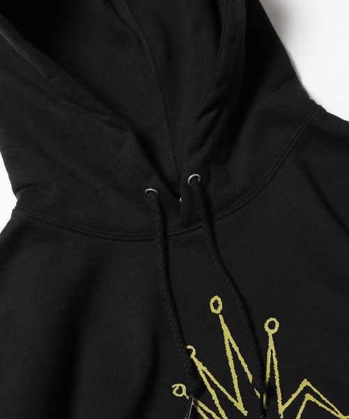 STUSSY（ステューシー）の「STUSSY/ステューシー BROKEN CROWN HOOD フーディー（パーカー・メンズ・ブラック・S/XL/M）」の3枚目の写真