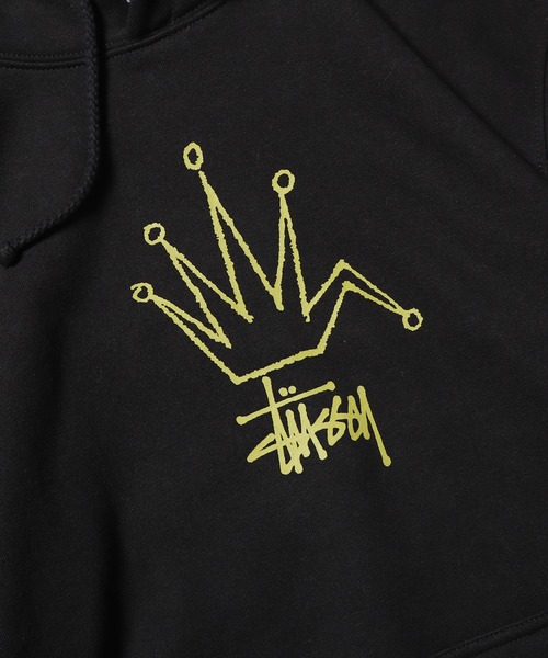 STUSSY（ステューシー）の「STUSSY/ステューシー BROKEN CROWN HOOD フーディー（パーカー・メンズ・ブラック・S/XL/M）」の5枚目の写真