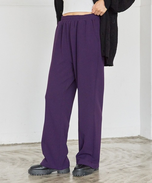 PBLIM（ページボーイリム）の「PAGEBOYLIM/イージーカットパンツ/WEB限定アイテム（その他パンツ・レディース・ボルドー/ゼブラ/ブルー/ブラック/イエロー系その他/ブルーグリーン/パープル・MEDIUM/LARGE）」の5枚目の写真