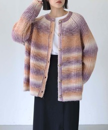 vingtrois | 【vingtrois】グラデーションニットカーディガン(カーディガン/ボレロ)