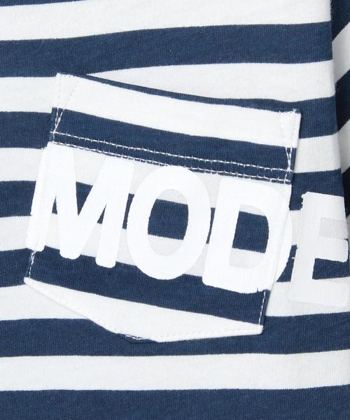green label relaxing（グリーンレーベルリラクシング）の「green label relaxing別注ARCH&LINEオーガニックコットンボーダーTシャツtvl203◆（Tシャツ/カットソー・キッズ・ブラック/コバルトブルー・95cm/115cm/105cm/135cm/125cm）」の7枚目の写真