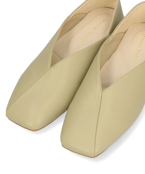 ORiental TRaffic(オリエンタルトラフィック)の「跳べるパンプス スクエアトゥバブーシュ R-3211(パンプス・レディース・ブラック/ブラック系その他/グリーン/ベージュ・33/34/35/36/37/38/39/40/41/42/43)」の19枚目の写真