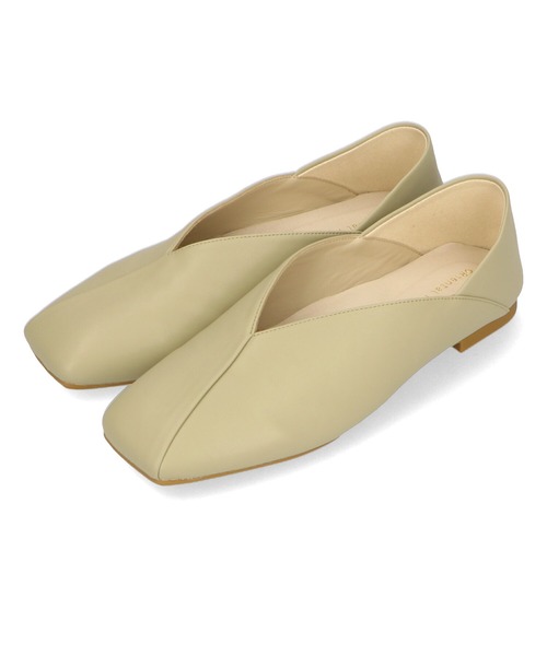 ORiental TRaffic(オリエンタルトラフィック)の「跳べるパンプス スクエアトゥバブーシュ R-3211(パンプス・レディース・ブラック/ブラック系その他/グリーン/ベージュ・33/34/35/36/37/38/39/40/41/42/43)」の22枚目の写真