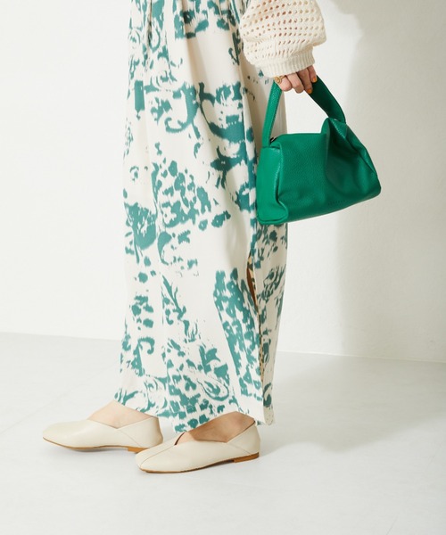 ORiental TRaffic(オリエンタルトラフィック)の「跳べるパンプス スクエアトゥバブーシュ R-3211(パンプス・レディース・ブラック/ブラック系その他/グリーン/ベージュ・33/34/35/36/37/38/39/40/41/42/43)」の9枚目の写真