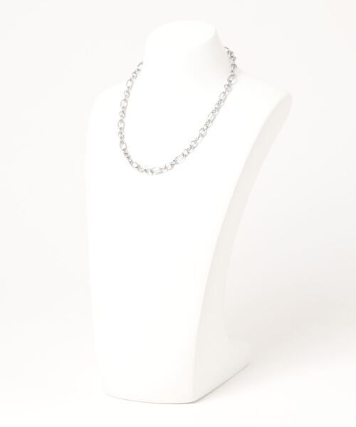 OKIRAKU(オキラク)の「☆ 【by daisy】ミックスチェーンチョーカーネックレス RA22-1006(ネックレス・レディース・シルバー・FREE)」の2枚目の写真