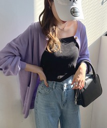 新色登場!モチっとした気持ちの良い心地。モチモチBIGニットカーディガン