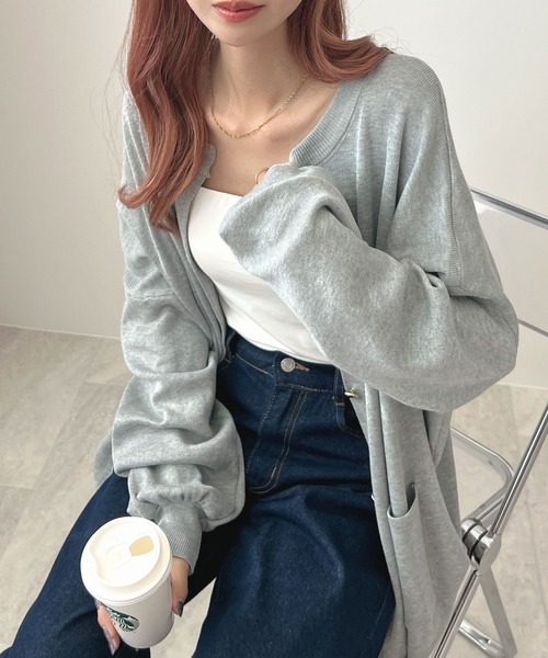 新色登場！モチっとした気持ちの良い心地。モチモチBIGニット