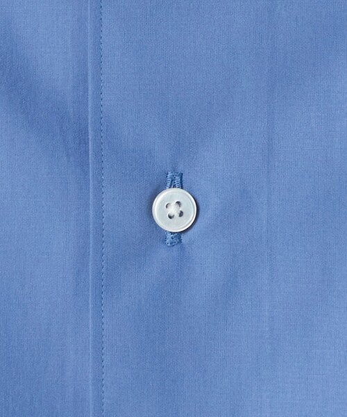 新品未使用　ロエフコットンブロードシャツ LOEFF＞コットン ブロード レギュラーカラーシャツ（シャツ/ブラウス