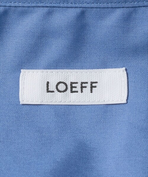 LOEFF＞コットン ブロード バンドカラーシャツ（シャツ/ブラウス