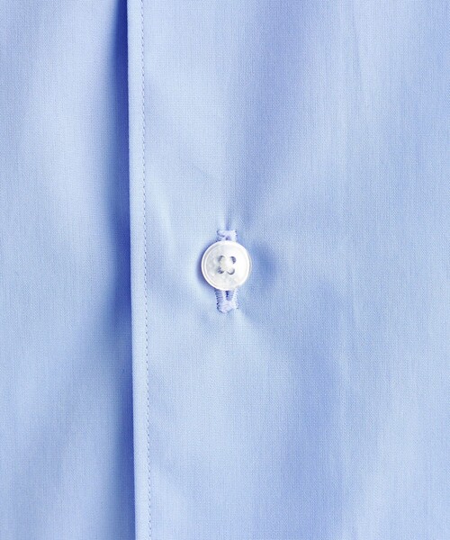 LOEFF＞コットン ブロード バンドカラーシャツ（シャツ/ブラウス