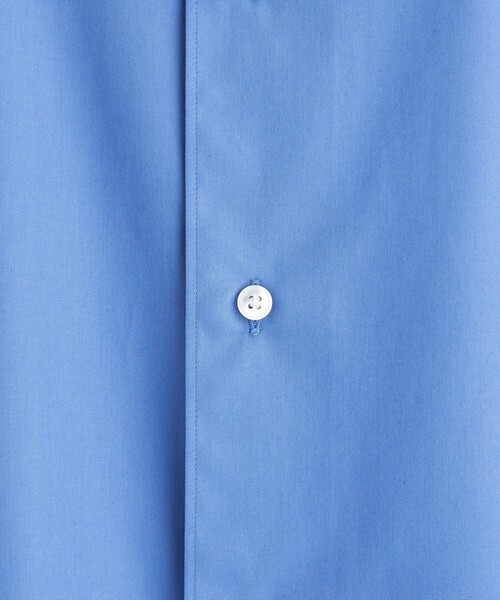 LOEFF(ロエフ)の「<LOEFF>コットン ブロード バンドカラーシャツ(シャツ/ブラウス・レディース・ホワイト/コバルトブルー/ロイヤルブルー/ライトブルー/ライム・0/1)」の6枚目の写真