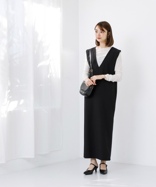 menue(メヌエ)の「5cmヒール 甲ストラップ ミュール パンプス(パンプス・レディース・ベージュ/アイボリー/キャメル/ブラック/イエロー・S/XS/3L/L/LL/M)」の10枚目の写真