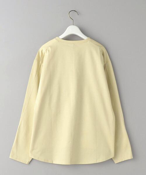 BEAUTY&YOUTH UNITED ARROWS（ビューティーアンドユースユナイテッドアローズ）の「コットン カーブロングスリーブ Tシャツ（Tシャツ/カットソー・レディース・クリーム/ホワイト/ブラック・FREE）」の15枚目の写真