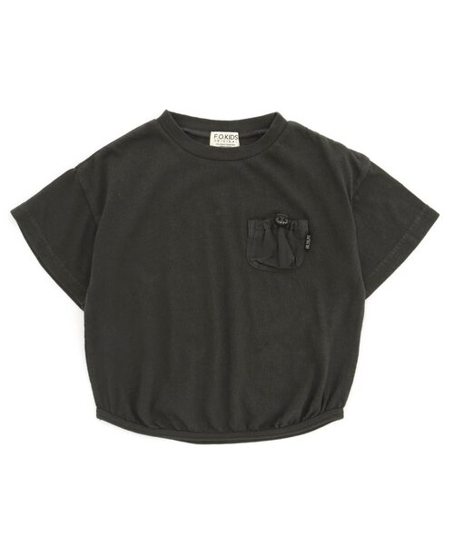 F.O.KIDS(エフオーキッズ)の「無地ポケットTee(Tシャツ/カットソー・キッズ・ブルー/グレー/チャコール/オレンジ/ベージュ/グリーン・80/90/95/100/110/120/130/140/150)」の3枚目の写真