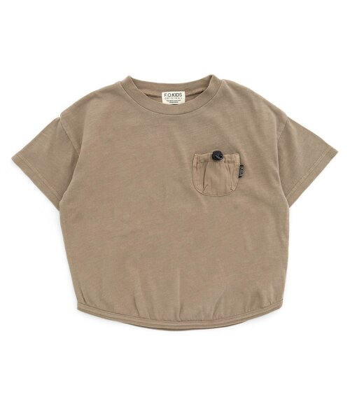 F.O.KIDS(エフオーキッズ)の「無地ポケットTee(Tシャツ/カットソー・キッズ・ブルー/グレー/チャコール/オレンジ/ベージュ/グリーン・80/90/95/100/110/120/130/140/150)」の21枚目の写真