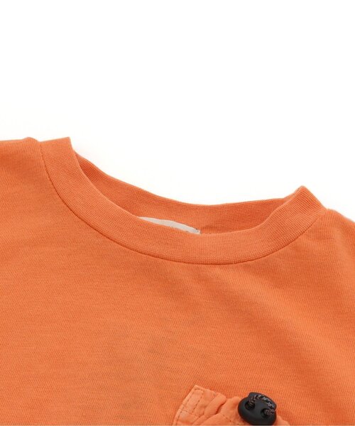 F.O.KIDS(エフオーキッズ)の「無地ポケットTee(Tシャツ/カットソー・キッズ・ブルー/グレー/チャコール/オレンジ/ベージュ/グリーン・80/90/95/100/110/120/130/140/150)」の14枚目の写真