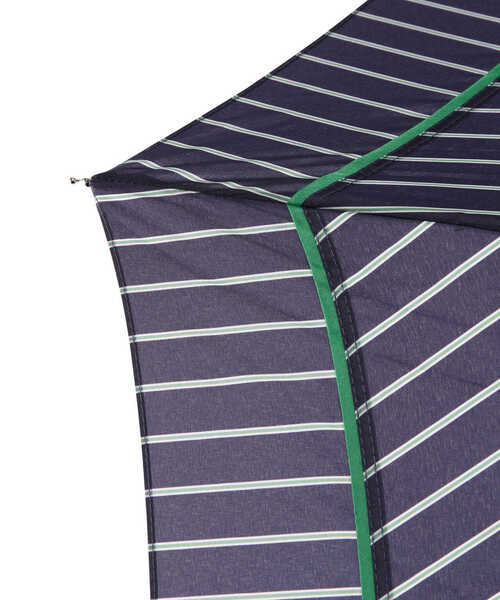 NATURAL BEAUTY BASIC（ナチュラルビューティーベーシック）の「バイアスストライプ（長傘・レディース・ベージュ/ネイビー・ﾌﾘ-）」の7枚目の写真