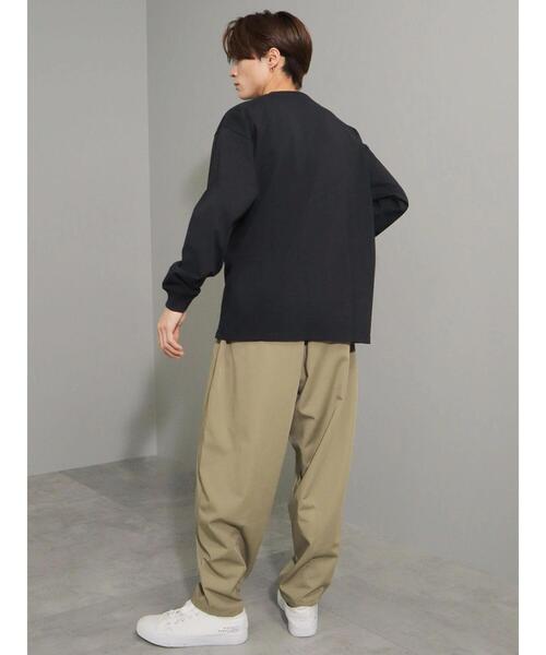 CRAFT STANDARD BOUTIQUE(クラフトスタンダードブティック)の「BOUTIQUE L/S TEE-A(Tシャツ/カットソー・レディース・ブラック/オフホワイト/ブルー・M/L/XL)」の6枚目の写真