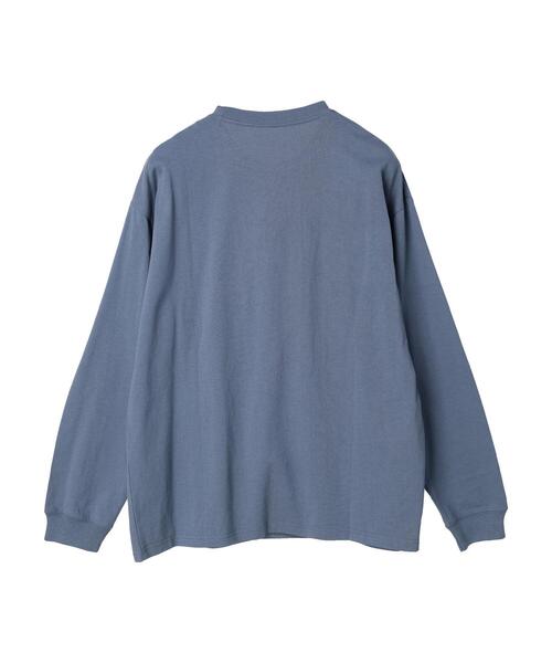 CRAFT STANDARD BOUTIQUE(クラフトスタンダードブティック)の「BOUTIQUE L/S TEE-A(Tシャツ/カットソー・レディース・ブラック/オフホワイト/ブルー・M/L/XL)」の8枚目の写真