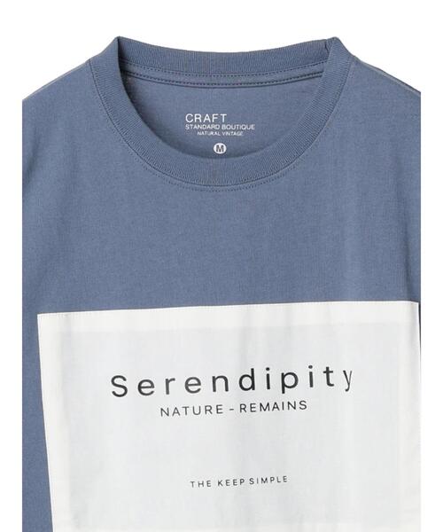 CRAFT STANDARD BOUTIQUE(クラフトスタンダードブティック)の「BOUTIQUE L/S TEE-A(Tシャツ/カットソー・レディース・ブラック/オフホワイト/ブルー・M/L/XL)」の9枚目の写真