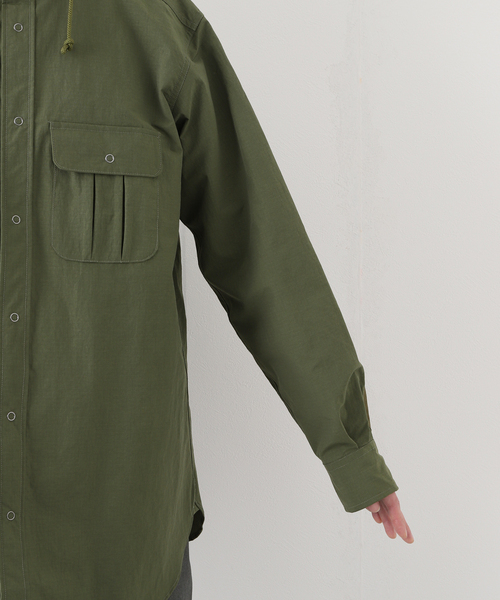 thumbtue様 ボタンダウンシャツ L カーキ ベージュ マウンテンリサーチ