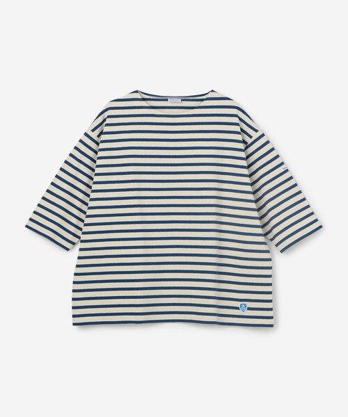 ORCIVAL（オーシバル）の「ORCIVAL | コットンロード ルーズハーフスリーブTシャツ WOMEN（Tシャツ/カットソー・レディース・ブルー系その他/A/イエロー系その他/ホワイト系その他5/レッド系その他/グレー系その他/ホワイト/ブルー系その他2/グリーン系その他/ピンク系その他・1）」の5枚目の写真