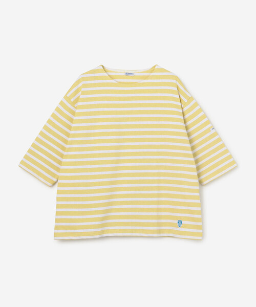 ORCIVAL（オーシバル）の「ORCIVAL | コットンロード ルーズハーフスリーブTシャツ WOMEN（Tシャツ/カットソー・レディース・ブルー系その他/A/イエロー系その他/ホワイト系その他5/レッド系その他/グレー系その他/ホワイト/ブルー系その他2/グリーン系その他/ピンク系その他・1）」の7枚目の写真