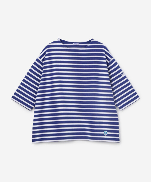 ORCIVAL（オーシバル）の「ORCIVAL | コットンロード ルーズハーフスリーブTシャツ WOMEN（Tシャツ/カットソー・レディース・ブルー系その他/A/イエロー系その他/ホワイト系その他5/レッド系その他/グレー系その他/ホワイト/ブルー系その他2/グリーン系その他/ピンク系その他・1）」の6枚目の写真