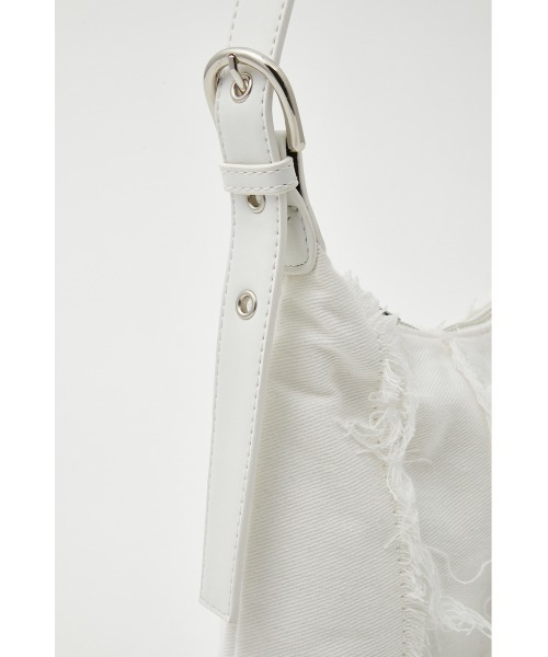 LAGUA GEM（ラグアジェム）の「CRASH ONE HANDLE バッグ（ショルダーバッグ・レディース・ホワイト/ブラック・FREE）」の14枚目の写真