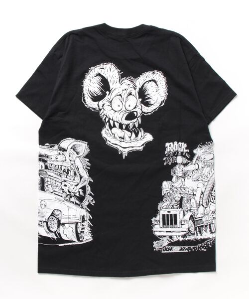RAT FINK（ラットフィンク）の「【RAT FINK】S/S TEE（Tシャツ/カットソー・レディース・ブラック/ホワイト・MEDIUM/LARGE）」の6枚目の写真
