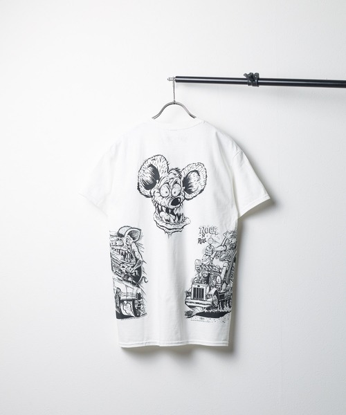 RAT FINK（ラットフィンク）の「【RAT FINK】S/S TEE（Tシャツ/カットソー・レディース・ブラック/ホワイト・MEDIUM/LARGE）」の5枚目の写真