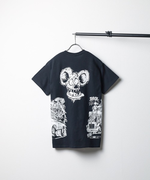 RAT FINK（ラットフィンク）の「【RAT FINK】S/S TEE（Tシャツ/カットソー・レディース・ブラック/ホワイト・MEDIUM/LARGE）」の4枚目の写真