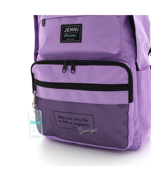 JENNI(ジェニィ)の「クリアチャーム付きリュック(バックパック/リュック・キッズ・ブラック/ラベンダー/オフホワイト・F)」の11枚目の写真