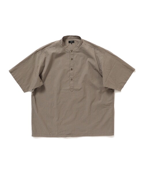 BEAMS(ビームス)の「BEAMS / チェック プルオーバー イージー シャツ(シャツ/ブラウス・メンズ・ブラック/ベージュ・S/M/L/XL)」の18枚目の写真