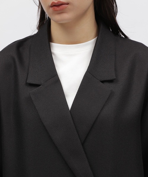 LAKOLE（ラコレ）の「Wブレステッドジャケット / 188192（テーラードジャケット・レディース・ブラック/サンドグレー・MEDIUM/SMALL）」の17枚目の写真