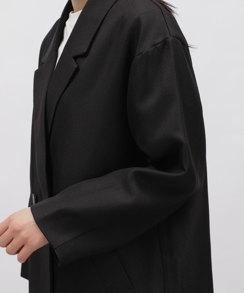 LAKOLE（ラコレ）の「Wブレステッドジャケット / 188192（テーラードジャケット・レディース・ブラック/サンドグレー・MEDIUM/SMALL）」の16枚目の写真