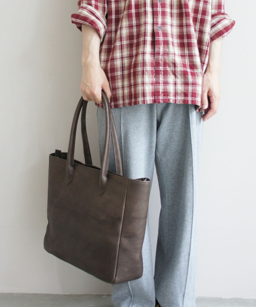 TIDEWAY(タイドウェイ)の「Niks TOTE / TYP L(トートバッグ・メンズ・ブラック/ブラウン/グリーン/チャコールグレー・FREE)」の6枚目の写真