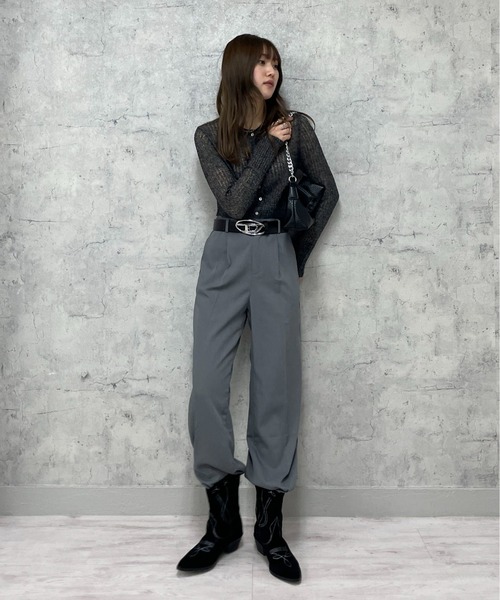 EPIMI E'PIMMY（エピミエピミー）の「サイドラインスラックス（スラックス・レディース・ブラック/グレー・SMALL/MEDIUM）」の12枚目の写真