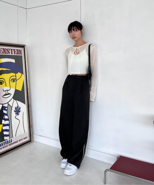 EPIMI E'PIMMY（エピミエピミー）の「サイドラインスラックス（スラックス・レディース・ブラック/グレー・SMALL/MEDIUM）」の20枚目の写真