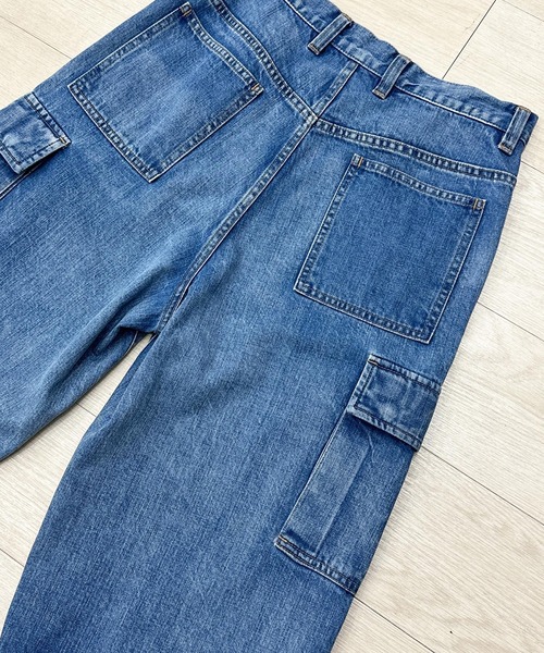 KIIT（キート）の「KIIT キート / DOUBLE KNEE CARGO PANTS ダブルニーカーゴパンツ / KIP-P94A-006（デニムパンツ・メンズ・インディゴブルー・1/2/3）」の11枚目の写真