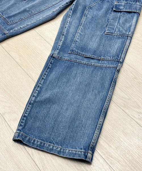KIIT（キート）の「KIIT キート / DOUBLE KNEE CARGO PANTS ダブルニーカーゴパンツ / KIP-P94A-006（デニムパンツ・メンズ・インディゴブルー・1/2/3）」の13枚目の写真