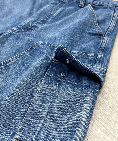 KIIT（キート）の「KIIT キート / DOUBLE KNEE CARGO PANTS ダブルニーカーゴパンツ / KIP-P94A-006（デニムパンツ・メンズ・インディゴブルー・1/2/3）」の14枚目の写真