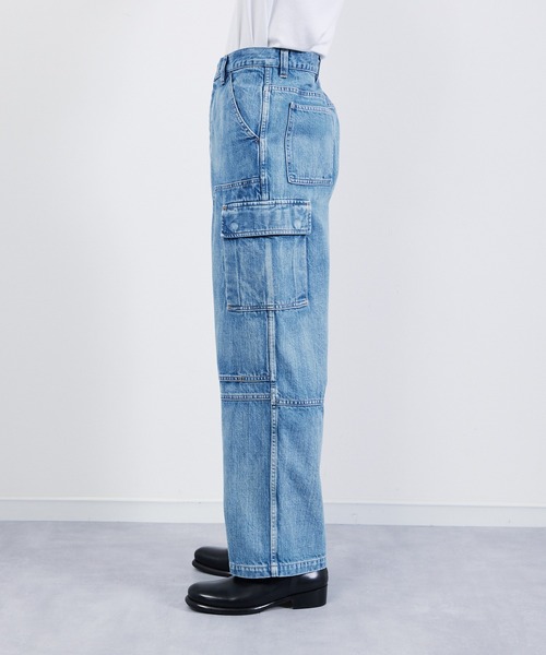 KIIT（キート）の「KIIT キート / DOUBLE KNEE CARGO PANTS ダブルニーカーゴパンツ / KIP-P94A-006（デニムパンツ・メンズ・インディゴブルー・1/2/3）」の16枚目の写真