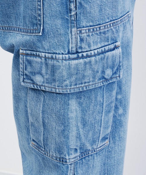 KIIT（キート）の「KIIT キート / DOUBLE KNEE CARGO PANTS ダブルニーカーゴパンツ / KIP-P94A-006（デニムパンツ・メンズ・インディゴブルー・1/2/3）」の20枚目の写真