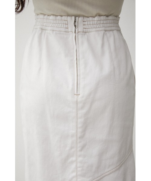 AZUL by moussy（アズールバイマウジー）の「MERMAID DENIM FLARE SKIRT/マーメイドデニムフレアスカート（デニムスカート・レディース・ワンウォッシュ/オフホワイト・MEDIUM/SMALL）」の20枚目の写真