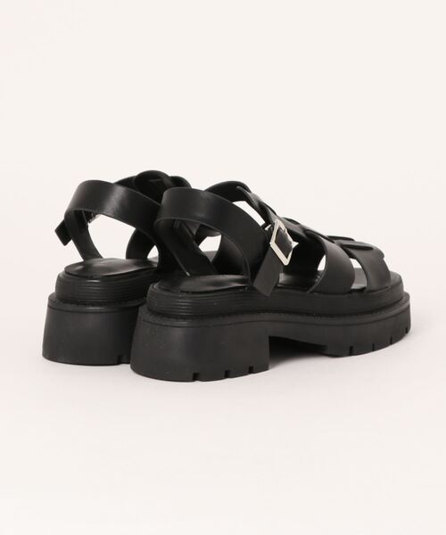 Fabby fabby（ファビィーファビィー）の「グルカバックバンドスポーツサンダル（サンダル・レディース・ブラック/オフホワイト・SMALL/MEDIUM/LARGE）」の4枚目の写真