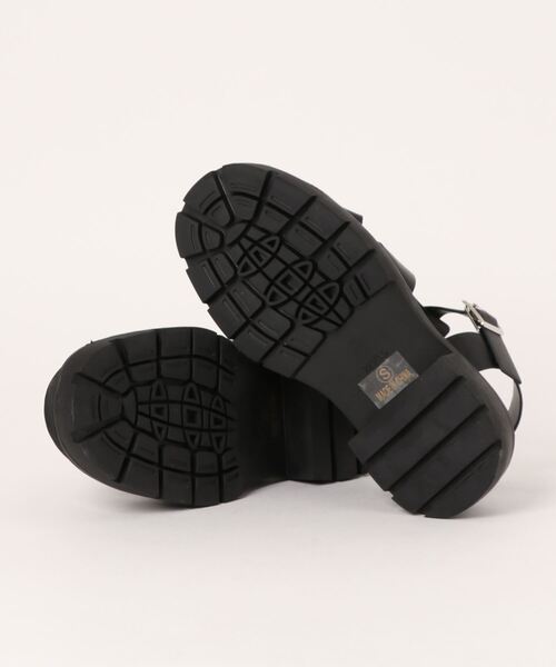 Fabby fabby（ファビィーファビィー）の「グルカバックバンドスポーツサンダル（サンダル・レディース・ブラック/オフホワイト・SMALL/MEDIUM/LARGE）」の3枚目の写真